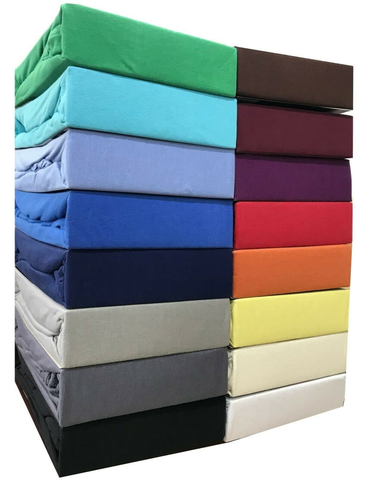 Leonado Vicenti Spannbetttuch – 100% Baumwolle Jersey, ÖKO‑TEX Standard 100 – 180×200–200×200 cm