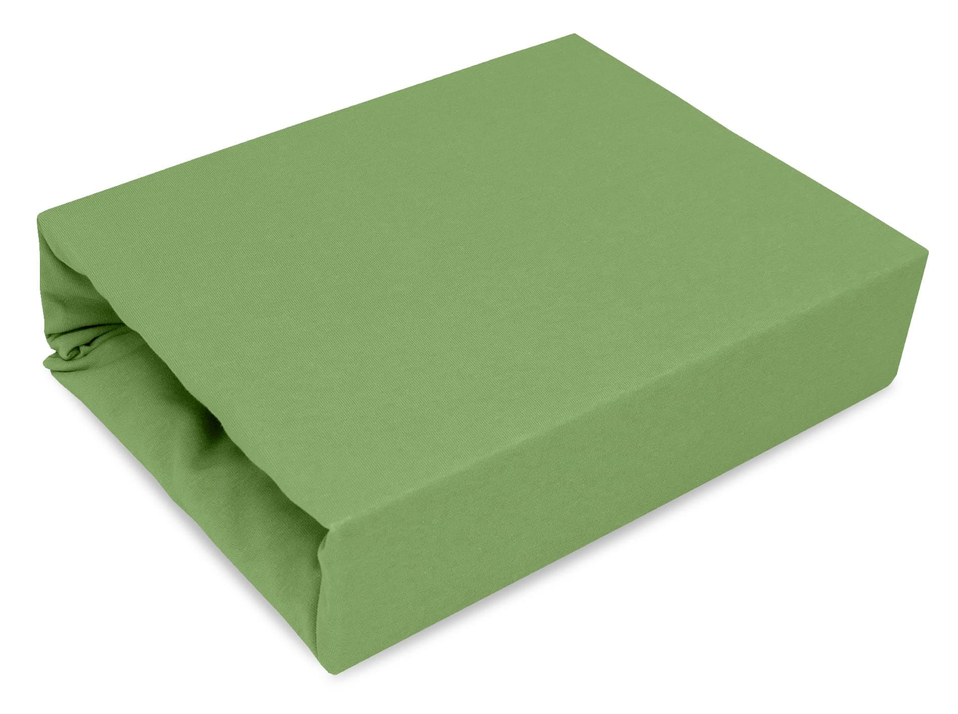 Best for Kids Spannbettlaken – 100% Baumwolle Jersey, 70×140 cm (Grüner Apfel)