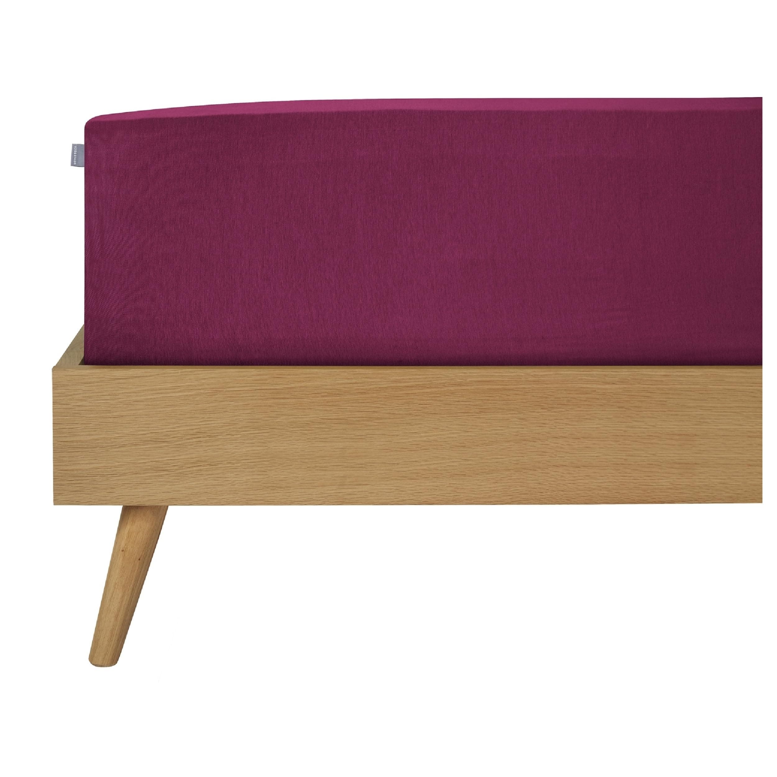 Schiesser Spannbettlaken Jessi – 100% gekämmte Baumwolle aus nachhaltiger Produktion | 180–190×200 cm, Matratzenhöhe bis