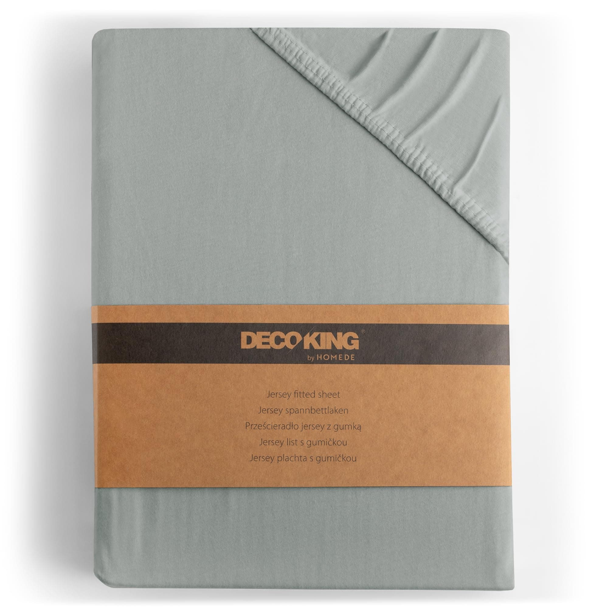 DecoKing Spannbettlaken 120x200 & 140x200 – 100% gekämmte Baumwolle (Jersey)